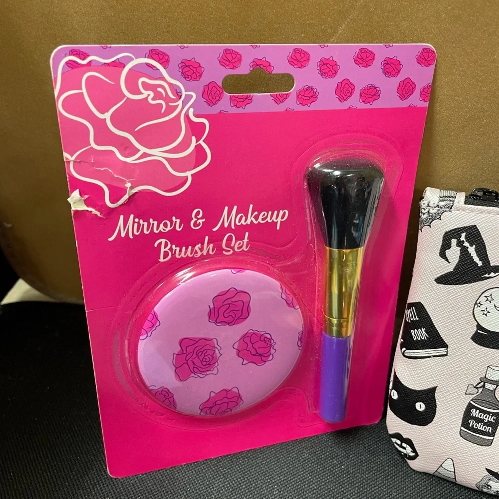Ipsy x Valerie makeup bag & mascara, blush bundle
